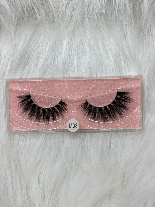 Pink M08 Lashes