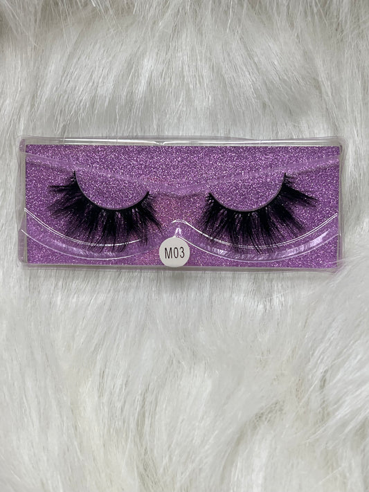 Purple M03 Lashes