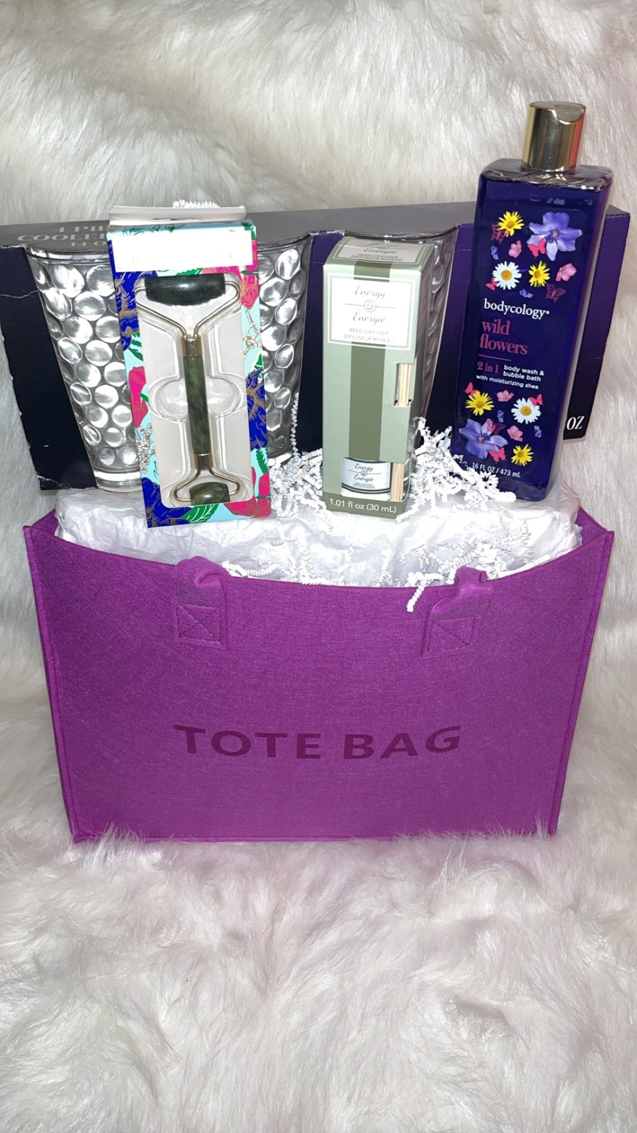 Purple Handbags Gift Set