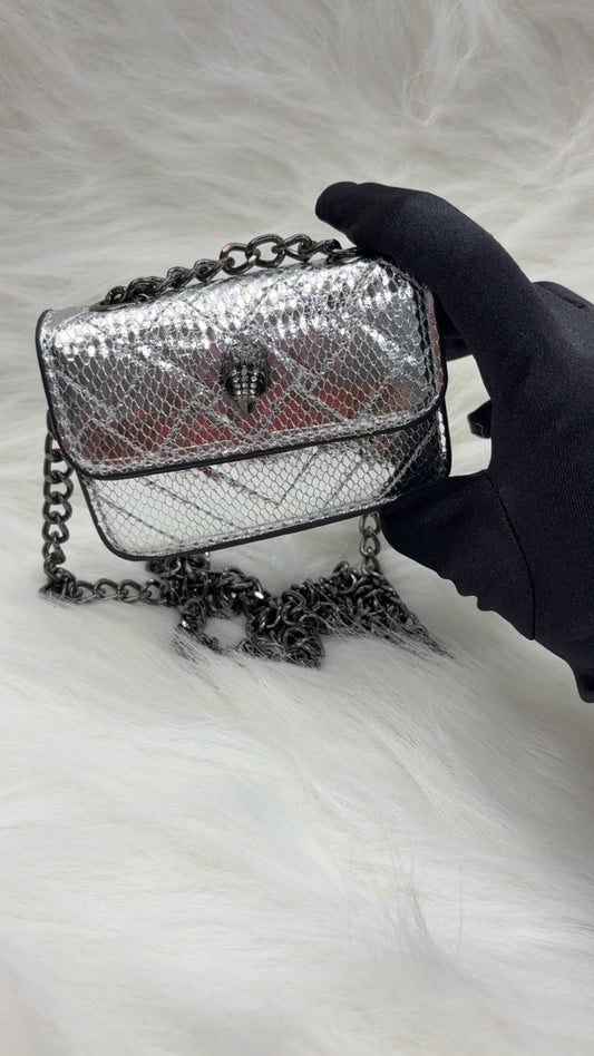 Silver Diamond Mini Purse