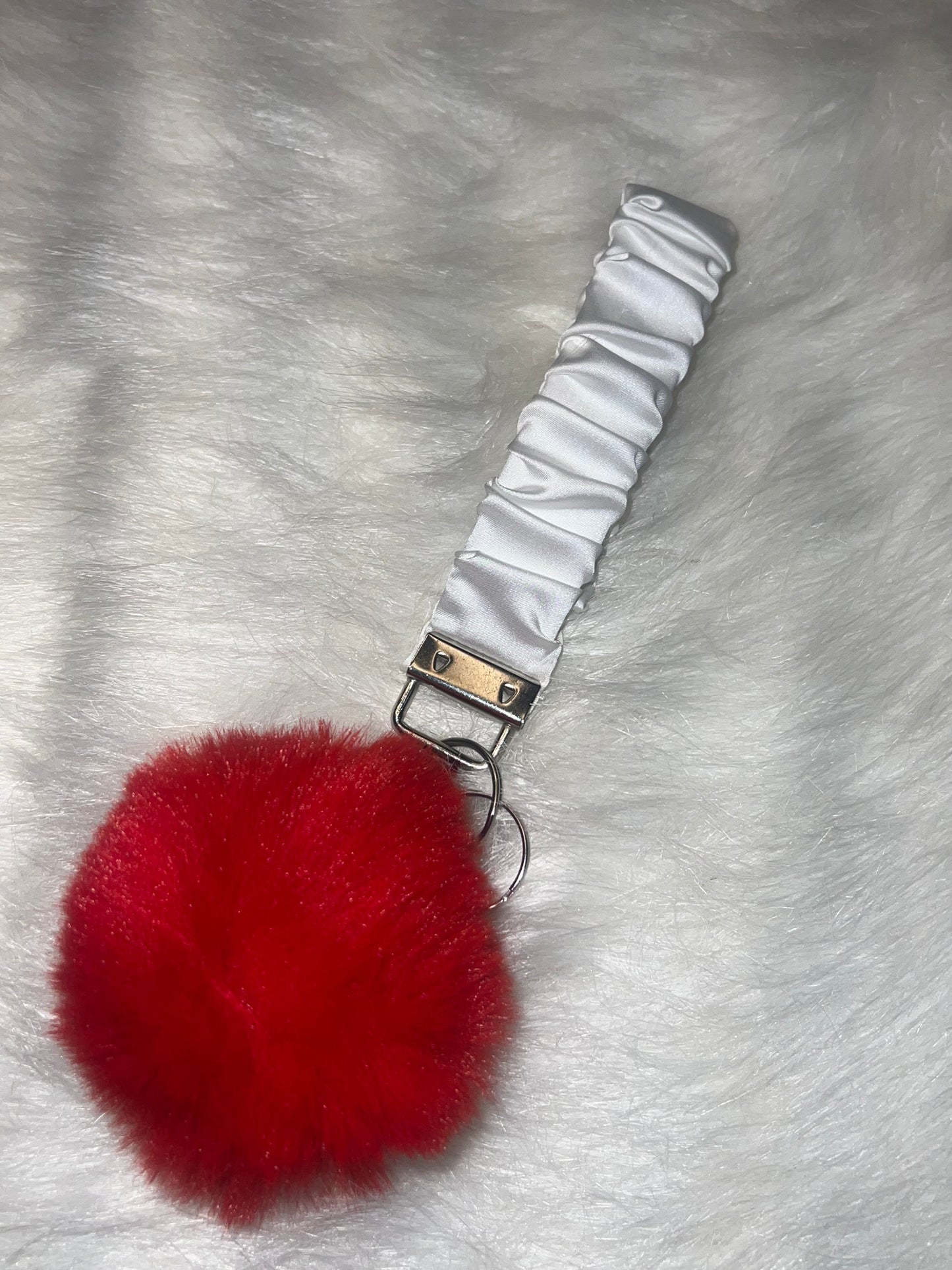 Blow Out Keychain (Red/White)