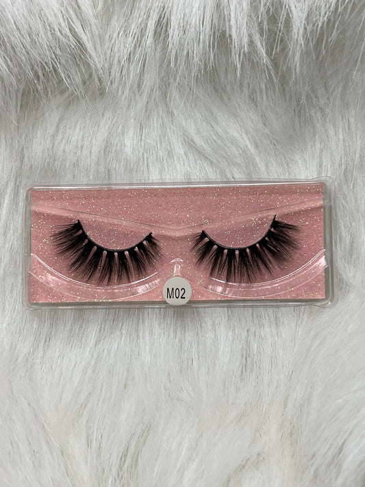 Pink M02 Lashes