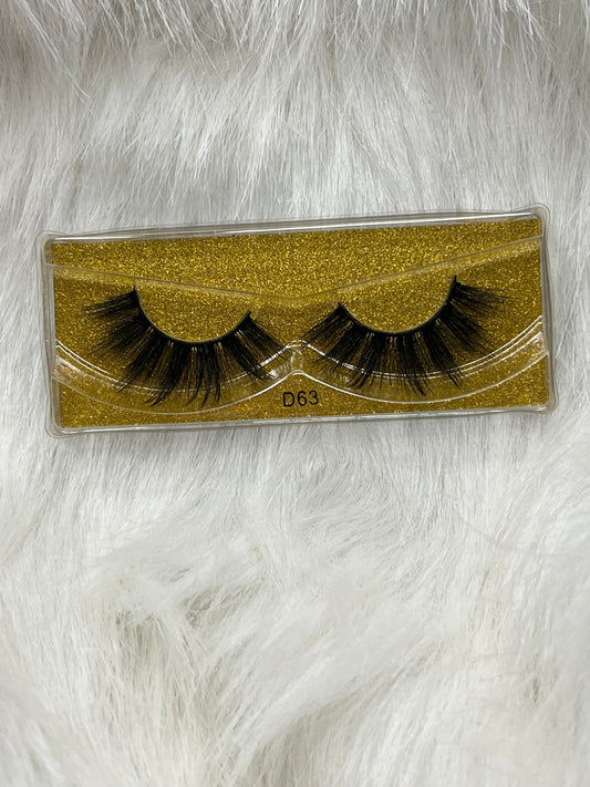 Gold D63 Lashes